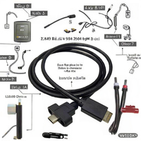 2025 Offre Spéciale Europe 8 lignes De Icam adaptateur séparateur câble Audio connecteur USB PVC 12m pour caméra allemagne pologne royaume-uni pays-bas