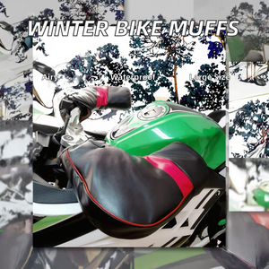 Nouveaux gants d'équitation de grande taille en cuir PU pour hommes couvre-mains chauds d'hiver pour moto guidon motoneige étanche - Product Image 2