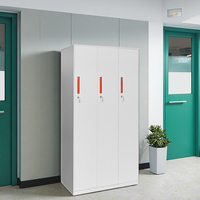 CHNSMILE Armoire de rangement portable pliable en métal et acier, détachable, pour salle de sport, appartement, avec serrure à clé, étanche, pour bagages scolaires
