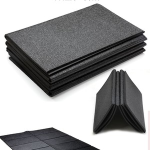 Tapis de course pliable en PVC 6 mm haute densité, silencieux, absorbant les chocs, protection de sol pour salle de sport - Product Image 1