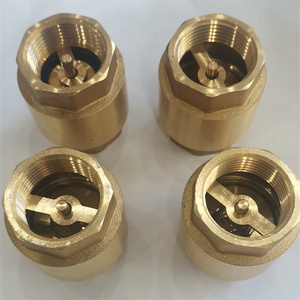 Van Kiểm Tra Mini Lò Xo Dọc <span class=keywords><strong>1</strong></span> <span class=keywords><strong>Inch</strong></span> Vệ Sinh Một Chiều Mini <span class=keywords><strong>1</strong></span> <span class=keywords><strong>2</strong></span> 3/4 Dn25 Đồng Thau - Product Image 2