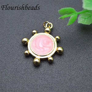 Charm Rotondo in Smalto Placcato Oro Design alla Moda Joyas <span class=keywords><strong>Encanto</strong></span> - Product Image 4