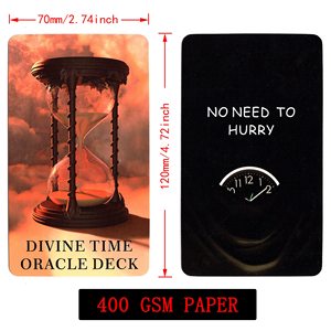 Jeu de cartes Oracle Divine Timing en gros, 56 cartes, Âme Sœur, Flamme Jumelle, Amour, Guérison Spirituelle, Jeu de cartes de tarot en papier écologique - Product Image 2