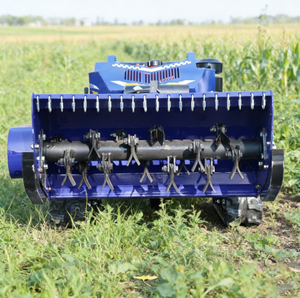 Tondeuse à gazon industrielle télécommandée diesel, robot agricole sur chenilles, débroussailleuse automatique à braquage zéro, vente chaude - Product Image 3