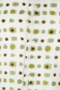 Meilleures ventes Designer 4Ff Chemise en coton blanc multicolore à boutons Poignets arrondis Chemises à bas arrondi - Product Image 3