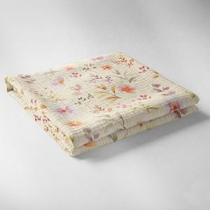 Tela de Doble Gasa 100% Algodón, Transpirable y Suave, con Impresión Digital Personalizada, Sin Pedido Mínimo, para Bebés, en Pequeños Lotes - Product Image 4