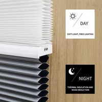 Stores électriques en nid d'abeille de jour et de nuit à double conception cellulaire Alexa Zigbee Control Window Shades For Home Accessories Decoration