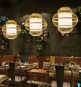 โคมไฟหวายไม้ไผ่แบบวินเทจ, โคมไฟเพดานตกแต่งบ้านแบบคลื่นพร้อมบริการติดตั้งโครงการ - Product Image 4