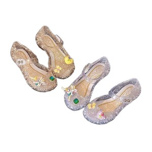 New Kids Girls <b>Closed</b> <b>Toe</b> Jelly <b>Sandals</b> <b>Summer</b> Soft Breathable Baby Girls Princess Daily <b>Sandals</b> - Product Image 2