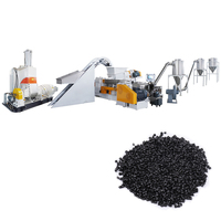 Machine de granulation de masterbatch noir de carbone à haute teneur en remplissage (40-50 %), pétrisseur, extrudeuse à deux étages, ligne de production