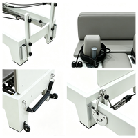 Reformer de Pilates en bois massif peint avec coussin en cuir PU haute densité pour l'entraînement de Pilates en studio ou à domicile