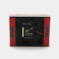Servomoteur numérique HV KINGMAX CLS0911W 26g 5-8.4V 10kg Couple de coupure 0.11sec Sans noyau Engrenage entièrement métallique pour Drones RC à voilure fixe