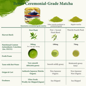 Matcha biologique de qualité cérémonielle, fabriqué au Japon, certifié biologique JAS, thé vert biologique en poudre, 50g - Product Image 6