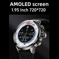 Reloj inteligente redondo AMOLED H19 4G LTE con batería grande, hasta 4 días en espera, resistente al agua IP67, reloj inteligente Android para unisex.