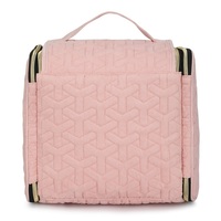 Sac de toilette portable personnalisé avec logo, résistant à l'eau, suspendu, sacs de voyage, grande capacité, sacs de toilette en cuir PU