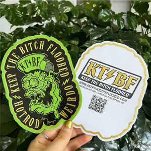 Pegatinas con Logotipo de Dibujos Animados Personalizados, Maqueta Gratuita, Resistentes a los Rayos UV, Etiquetas Adhesivas de Vinilo PVC Impermeables para Uso en Exteriores - Product Image 2