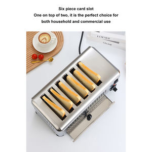 Machine à pain grille-pain commerciale pour sandwichs au petit-déjeuner, gâteaux aux cacahuètes et au sésame, et pâtisseries cuites au four - Product Image 2