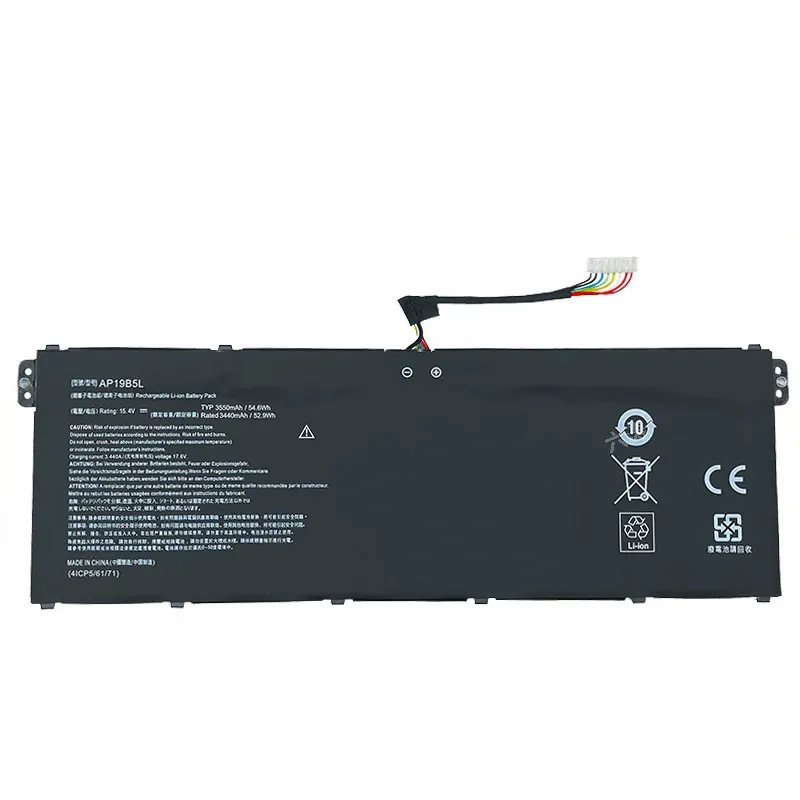 Batteria portatile AP19B5L KT00405010 OEM per Acer Aspire Vero AV15-51-547X aspirare 5 Spin 14 A5SP14 batteria ricaricabile notebook