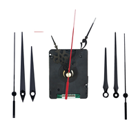 Haute qualité allemagne DCF radiocommandé balayage mouvement à Quartz Design moderne Long axe silencieux horloge Kit avec moteur