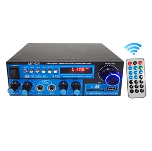 Bluetooth Amplifyer 4Ch Pro Audio Amplifier Karaoke Hifi Audio System High Power Micro Amplifier For Family Laptop Home Cinema