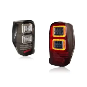 ชุดไฟท้าย LED TYPY สำหรับมิตซูบิชิ ไทรทัน ปี 2019-2023 พร้อมไฟ DRL และไฟเลี้ยวแบบไดนามิก เลนส์รมดำ/สีชา 12V รับประกัน 1 ปี - Product Image 6