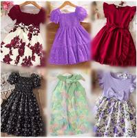 Lots en gros de vêtements pour enfants neufs, stock d'été, Ropa De Bebe, livraison aléatoire, robes pour filles