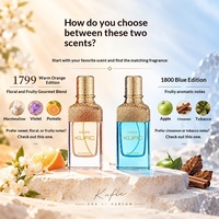Parfum liquide longue durée de haute qualité, best-seller transfrontalier, senteurs arabes de Dubaï, lavande et bergamote, idéal pour le sport
