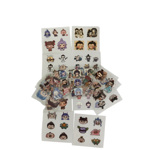 High-quality, customised waterproof vinyl label sheets; colour-cut, self-adhesive cartoon stickers - Product Image 1