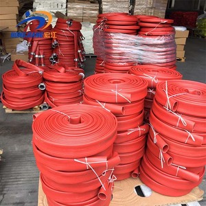 Хит продаж, <span class=keywords><strong>3</strong></span> дюйма, 6 дюймов, маслостойкий износостойкий NBR, плоский шланг высокого давления с защитой от изгиба, плоский шланг - Product Image 6