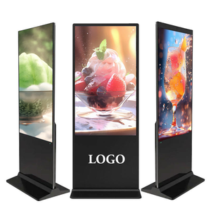 Soporte de pantalla táctil para interiores CH 4K, Panel <span class=keywords><strong>LCD</strong></span> Vertical de 43/55 pulgadas, Panel <span class=keywords><strong>Digital</strong></span> de publicidad inteligente para centros comerciales - Product Image 1