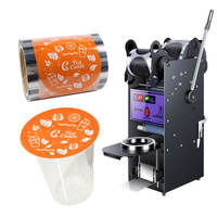 Film d'étanchéité pour gobelets en plastique PP, film d'étanchéité personnalisé pour gobelets à bulles, film de scellage pour gobelets, diamètre 95 mm, gobelets PP pour bubble tea