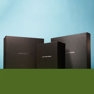 Kotak Hadiah Kertas Karton Kemasan Mewah Hitam Matte <span class=keywords><strong>2</strong></span> Bagian dengan Tutup Kaku yang Dapat Dilepas dan Logo Kustom - Product Image 4