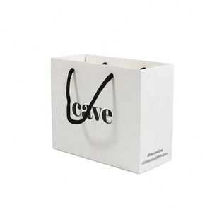 Cardboard Paper Gift Bulk Retail Boutique Packaging Paper Bag for Clothes and Shoes - Product Image 6