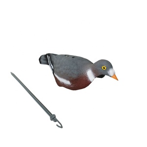 Duurzame luxe realistische halve duivenattrapper van kunststof voor buitengebruik, tuindecoratie, jachtaccessoires. - Product Image 4