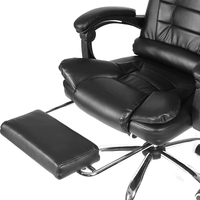 Chaise de bureau ALINUNU à dossier haut en cuir PU ou PVC pour bureau de direction, chaise de bureau ergonomique avec massage
