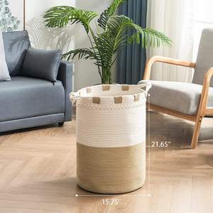 Panier de bois en plastique, corbeille de rangement fait à la main, en vrac, pour vêtements et jouets d'enfants à l'école, envoi gratuit de la chine - Product Image 3