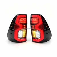 Feux arrière LED style GR pour Toyota Hilux 2016-2025, feux arrière modifiés avec animation de démarrage séquentielle