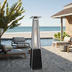 Calentador de Patio Portátil de <span class=keywords><strong>Gas</strong></span> para Exteriores, Diseño Piramidal Resistente al Viento, para Jardín, Camping y Calefacción - Product Image 3