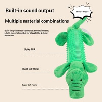 Jouet à mâcher durable pour chien, jouet de dentition en peluche douce avec son vocal pour Huskies, chiots Teddy et jeux de dentition