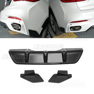 Difusor de Parachoques Trasero, Alerón Lateral Trasero para BMW X6 F16 M Sport SUV 2015 2016 2017 2018, Kits de Carrocería Tuning - Product Image 1