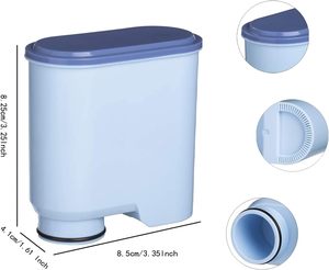 Filtre à eau entièrement automatique Wellblue <span class=keywords><strong>AquaClean</strong></span> en plastique, lot de 3, anti-calcaire, compatible avec les machines à café - Product Image 2