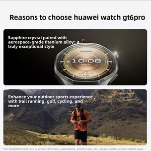 Hua-wei GT6 Pro 46mm, Smartwatch per la Salute Maschile con Monitoraggio ECG+SpO2, Display AMOLED da 1,47 Pollici, Chiamate Bluetooth e Impermeabilità 5ATM - Product Image 5