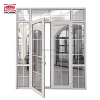 Porte en PVC renforcée en acier, double vitrage, isolation phonique, porte battante et coulissante en PVC pour projets de construction