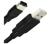 Câble adaptateur convertisseur Firewire IEEE 1394 6 broches mâle vers USB 2.0 a mâle 1,8m/3m/5m