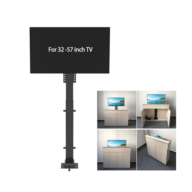 Automation Remote Control Height Adjustable Motorised TV Lift Motorized TV Mount for 32-52 Inch TV