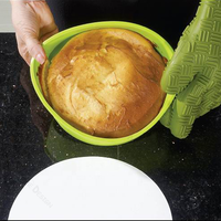 Moule à gâteau rond en silicone de qualité alimentaire, écologique, personnalisé, 20 cm * 6 cm, outil de pâtisserie pour la décoration de gâteaux