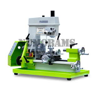 Numobams NU125 Mini <span class=keywords><strong>Tour</strong></span> à métaux manuel 2 en 1, machine à tourner et à percer multifonction - Product Image 2