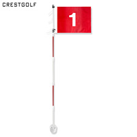 Drapeau vert de golf en nylon en fibre de verre, bâton de golf à 5 sections avec trou, coupe, pratique de golf, mât vert