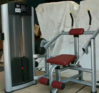ST-4012 Appareil de musculation dorsal robuste pour salle de sport commerciale, équipement de fitness pour club de sport