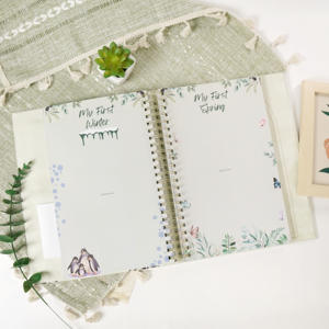 Relié Nouvelle Maman Souvenir Cadeau Quotidien Bébé Journal Mon Journal De <span class=keywords><strong>Grossesse</strong></span> Bébé Livres Première Année <span class=keywords><strong>Livre</strong></span> De Mémoire Avec Boîte Coffret Cadeau - Product Image 6